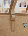 BC Monogram Structured Tote Handbag
